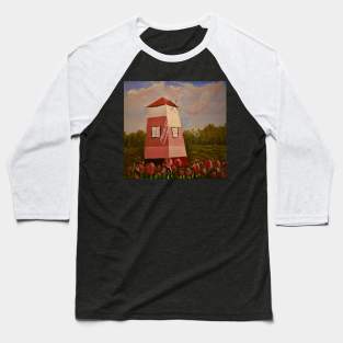 Windmill with Turlips Baseball T-Shirt